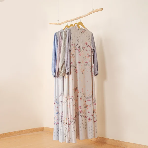 Le Khari Jemma Dress Armany Silk Longdress Busui Size S - XL - Image 8