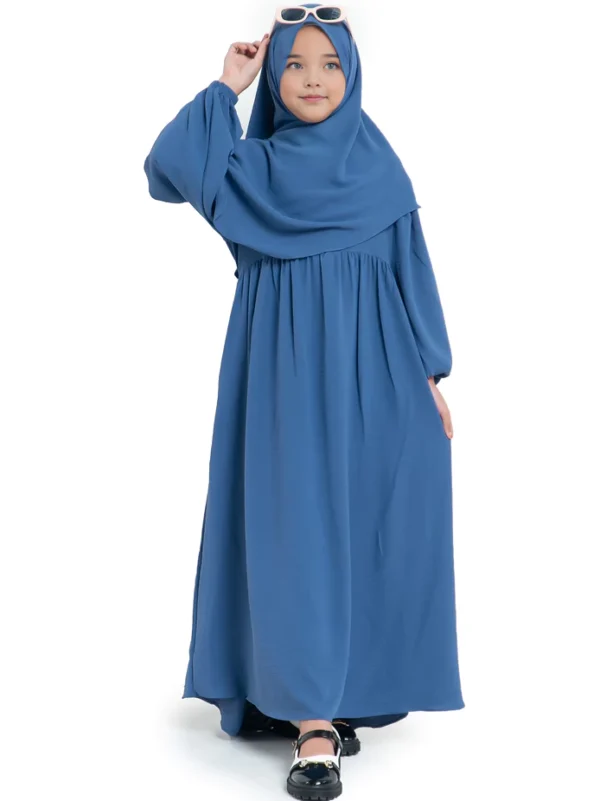 Amie Khayr Official Rumi Set Kids Gamis Anak Perempuan Usia 3Th Sampai 12Th Baju Muslim Lebaran 2025 - Image 9