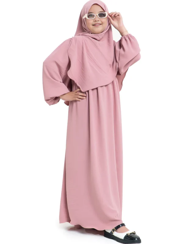 Amie Khayr Official Rumi Set Kids Gamis Anak Perempuan Usia 3Th Sampai 12Th Baju Muslim Lebaran 2025 - Image 10