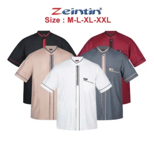 Zeintin – Baju Koko Pria Dewasa Koko Pria Terbaru Lengan Pendek Katun Toyobo Best Quality AT