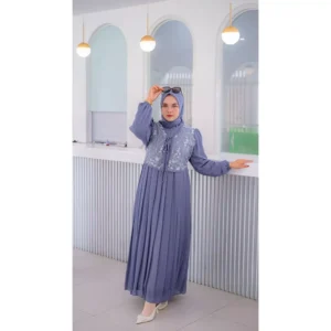 Arnufi – Gamis Ceruty Polos Arsyila