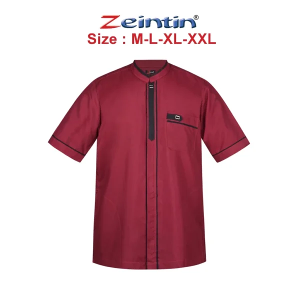 Zeintin - Baju Koko Pria Dewasa Koko Pria Terbaru Lengan Pendek Katun Toyobo Best Quality AT - Image 3