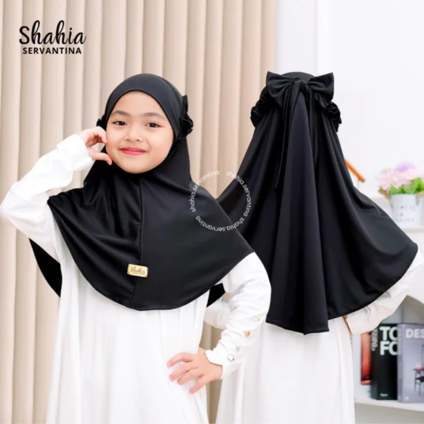 Shahia Servantina - Heidi Jilbab Pita Anak Instan Jersey Hijab Perempuan Muslim - Image 3