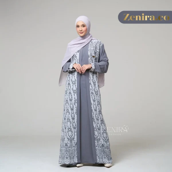 Zenira Official - Gamis Syahira || Dress Maxy Gamis Wanita Lebaran Terbaru 2025 - Image 4