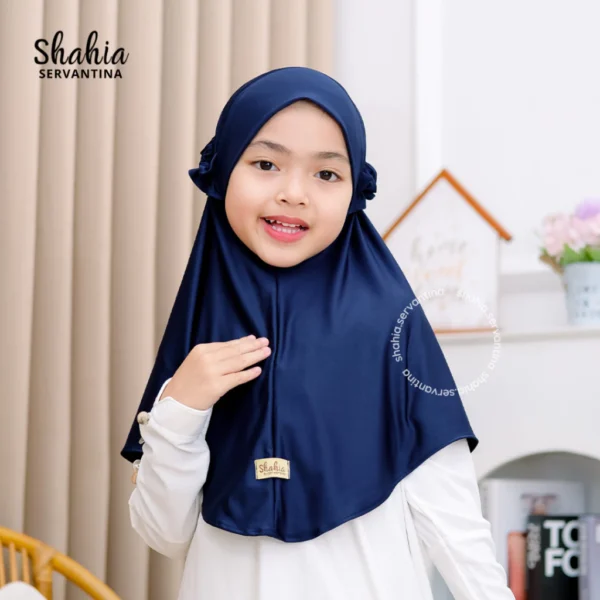 Shahia Servantina - Heidi Jilbab Pita Anak Instan Jersey Hijab Perempuan Muslim - Image 4