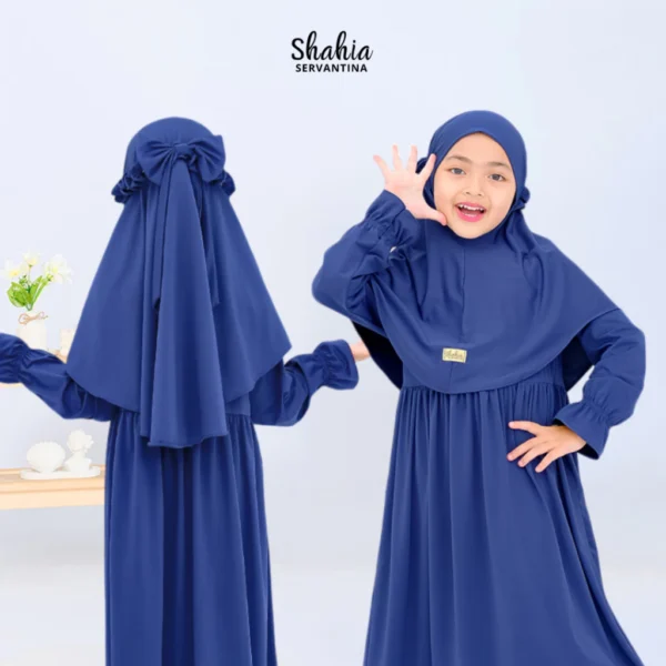 Shahia Servantina - [SATU SET JILBAB] Yara Dress Gamis Anak Perempuan - Image 5