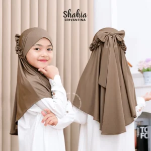 Shahia Servantina – Heidi Jilbab Pita Anak Instan Jersey Hijab Perempuan Muslim