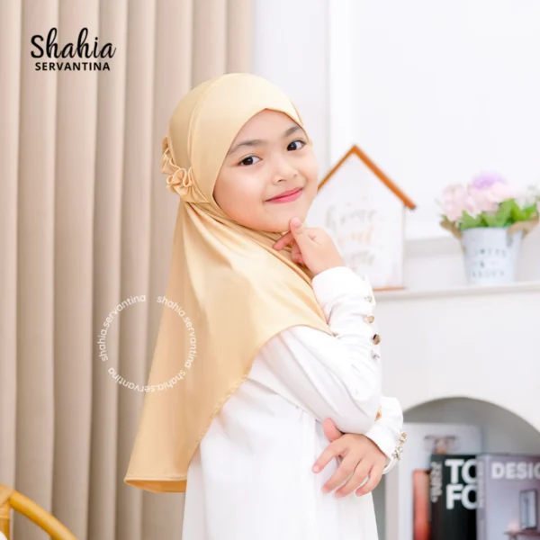 Shahia Servantina - Heidi Jilbab Pita Anak Instan Jersey Hijab Perempuan Muslim - Image 6