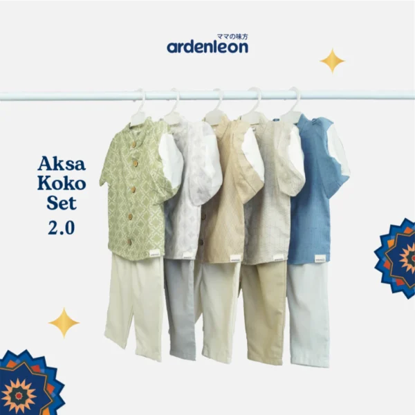 ARDENLEON Setelan Koko Anak Raya Aksa Koko Set - Image 6