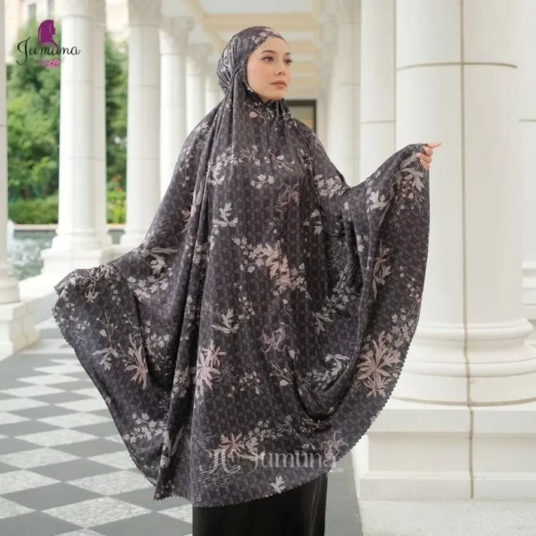 Jumuna - Mukena Dewasa Premium Silk Lasercut Rebecca - Image 7