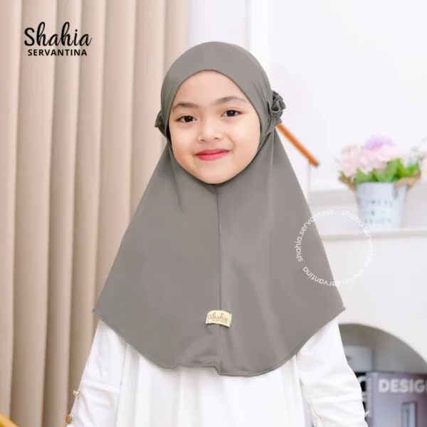 Shahia Servantina - Heidi Jilbab Pita Anak Instan Jersey Hijab Perempuan Muslim - Image 7