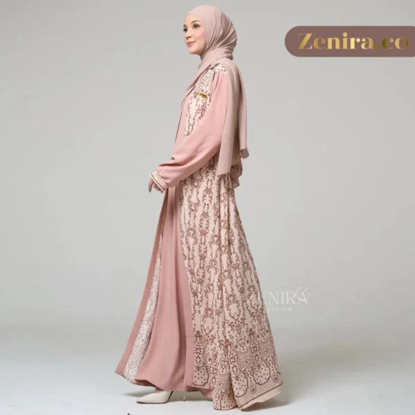 Zenira Official - Gamis Syahira || Dress Maxy Gamis Wanita Lebaran Terbaru 2025 - Image 10