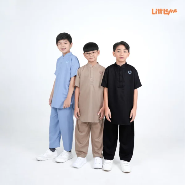 Little Me - Setelan koko Anak Laki Laki Kurta Rayyan usia 6 bulan - 10 tahun - Image 7