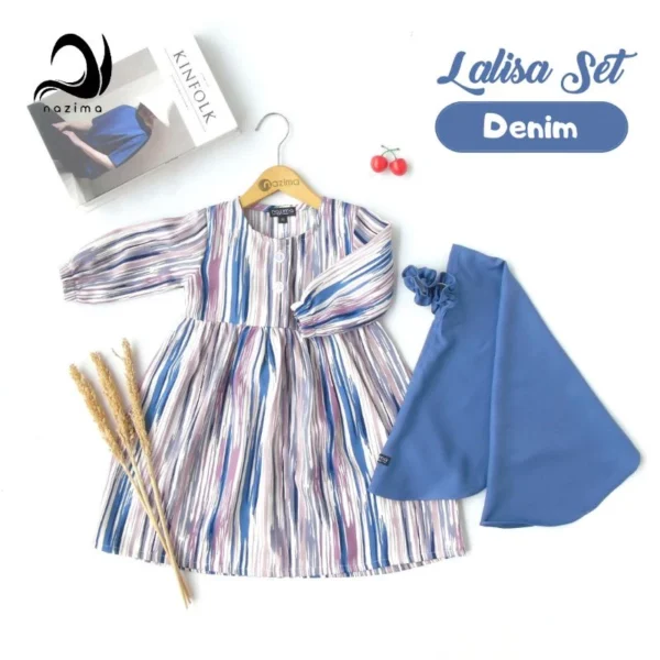 Nazima Gamis Anak Lalisa Dress - Image 7