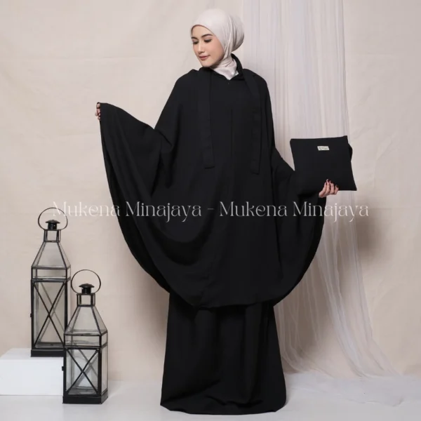 MINAJAYA - Mukena Dewasa Lesty 3in1 Bahan Crinkle Airflow - Image 3