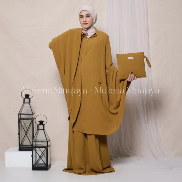 MINAJAYA - Mukena Dewasa Lesty 3in1 Bahan Crinkle Airflow - Image 10