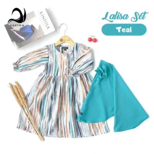 Nazima Gamis Anak Lalisa Dress - Image 9