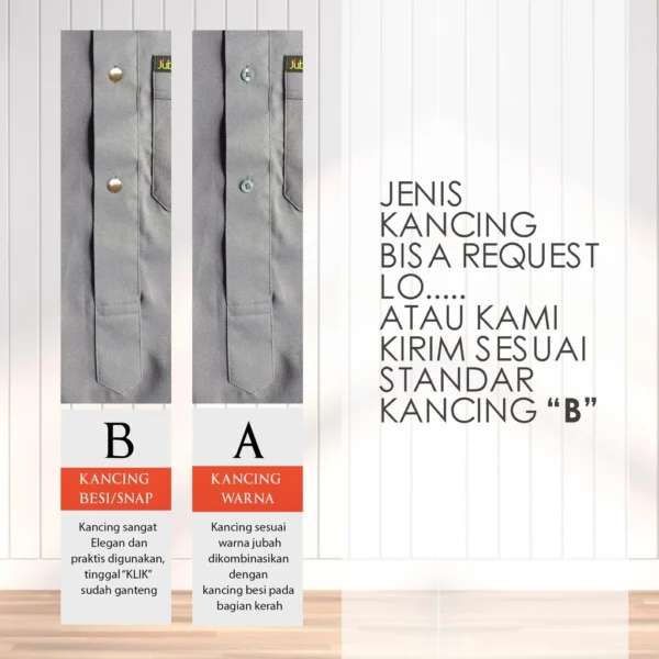DeJubah - Jubah Pria Slim Fit Model Qatari Manset Lengan Panjang - Image 4