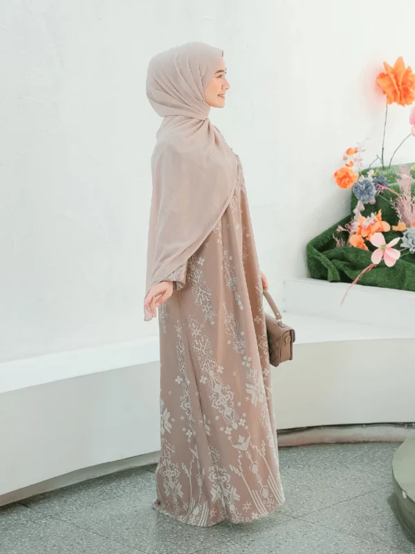 Gamis Dress Terbaru 2024 Busui Size S - 3XL Jumbo Printing SHIRINZEIN Thalia - Image 2