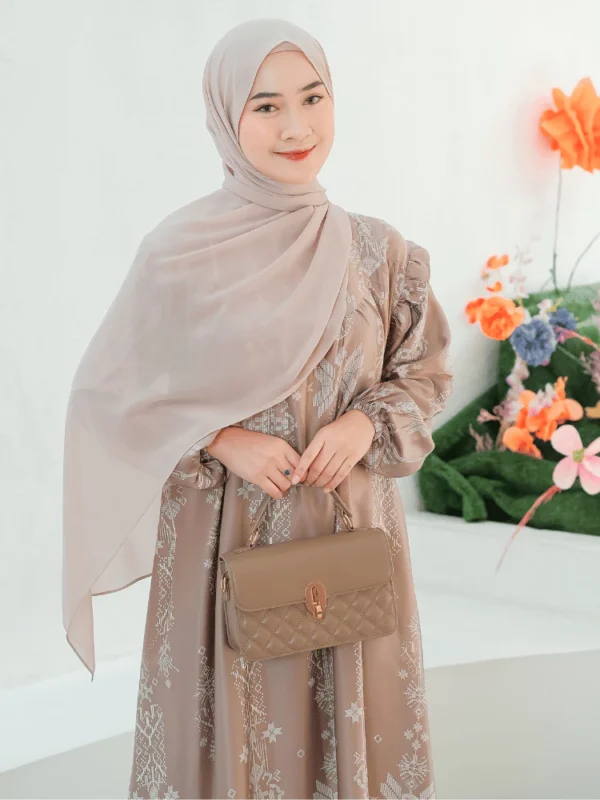 Gamis Dress Terbaru 2024 Busui Size S - 3XL Jumbo Printing SHIRINZEIN Thalia - Image 8