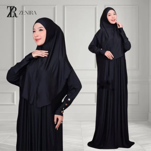 Zenira Official | Abaya Mecca Turkey Set Kerudung - Image 2