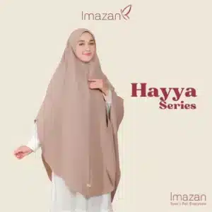 IMAZAN Khimar Crinkle Airflow NonPad Kerudung Panjang Instan Jilbab Syari Jumbo Hayya Series Umroh