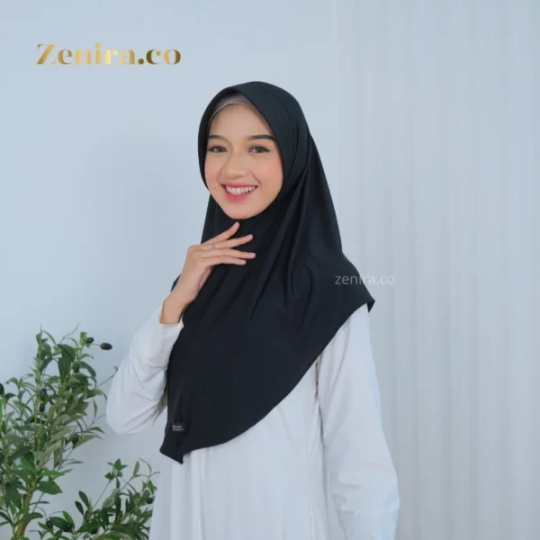 Zenira Official | Jilbab Instan Jersey Hijab Bergo Alisha Up To Jumbo - Image 2