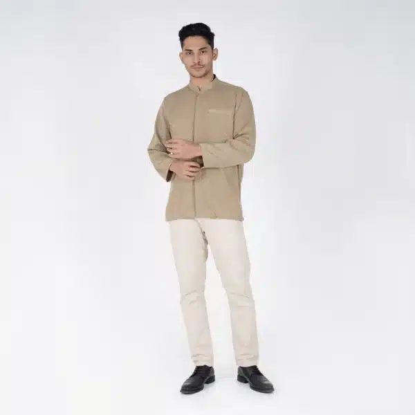 BENHILL Kemeja Koko Pria "Tenun Sultan" Dobby Panjang New Color - Image 6