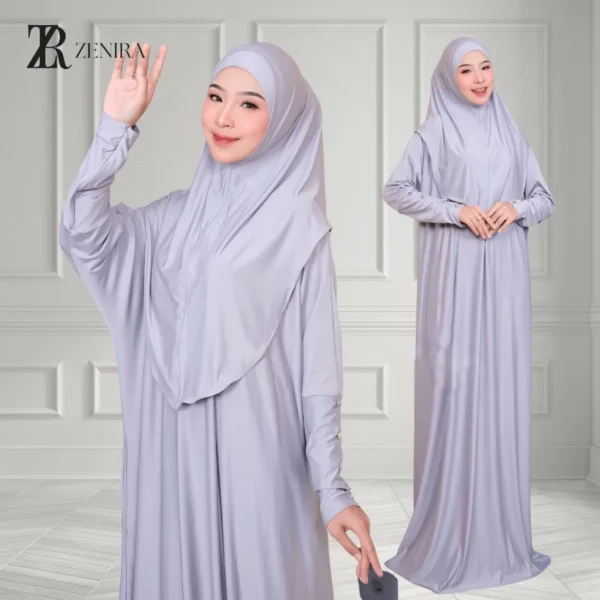 Zenira Official | Abaya Mecca Turkey Set Kerudung - Image 6