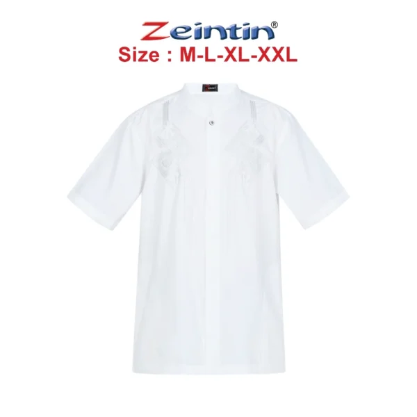 Zeintin - Baju Koko Pria Zeintin Lengan Pendek Fashion Pria Baju Pria Bahan Cotton Katun AT - Image 3