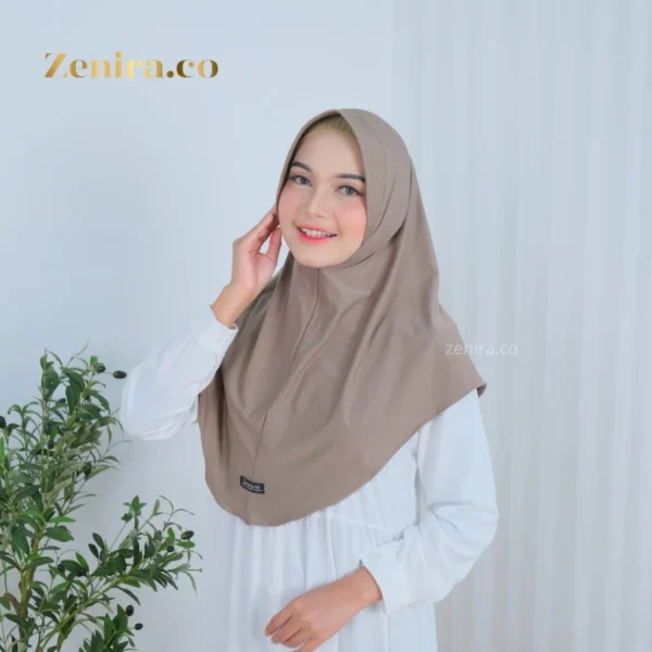 Zenira Official | Jilbab Instan Jersey Hijab Bergo Alisha Up To Jumbo - Image 8