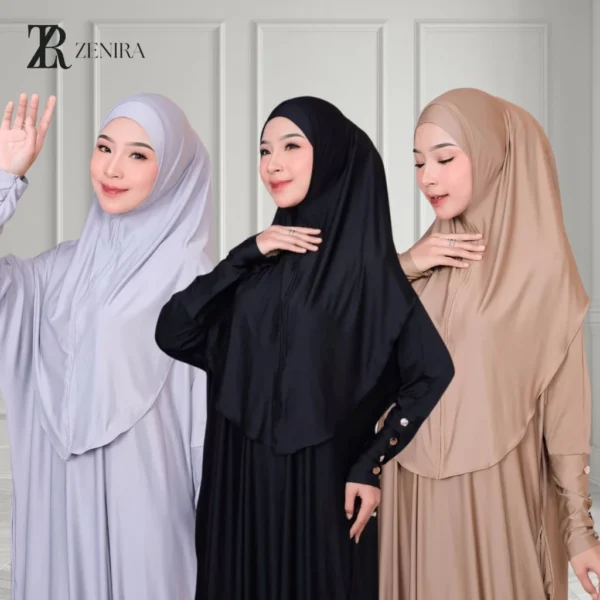 Zenira Official | Abaya Mecca Turkey Set Kerudung