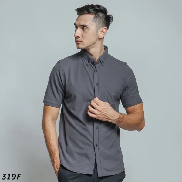 HSRM - Pique Basic Shirt Short Sleeves - Image 3
