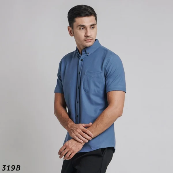 HSRM - Pique Basic Shirt Short Sleeves - Image 4