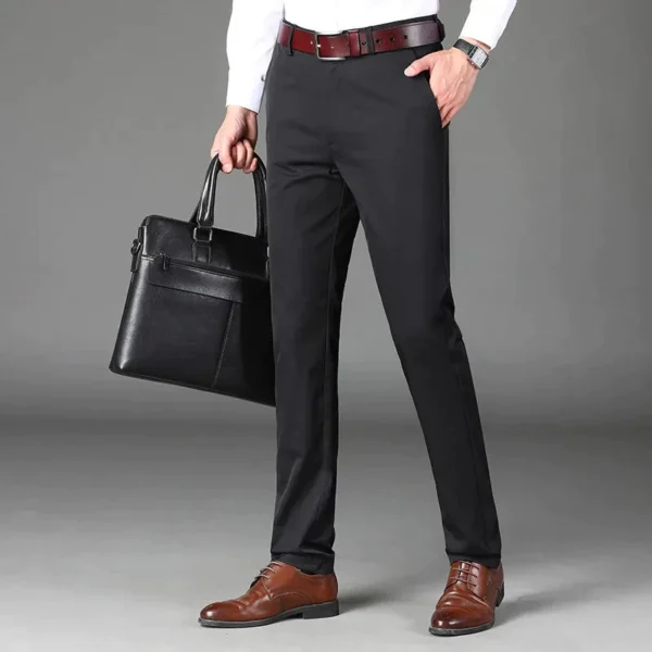 MALLVOSE - Celana Pria Formal Bahan Premium Navy Black Dark Grey Light Grey Slimfit - Image 8