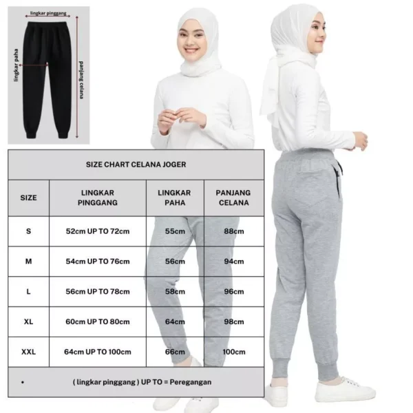 VCRL - Celana Jogger Pria Trendy Korean Style Ukuran Jumbo - Image 3