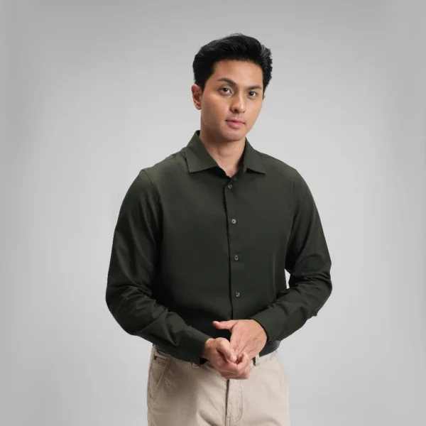 CUTOFF Dylan Formal Shirt Clean Look Kemeja Kerja Cotton Basic Pria Panjang