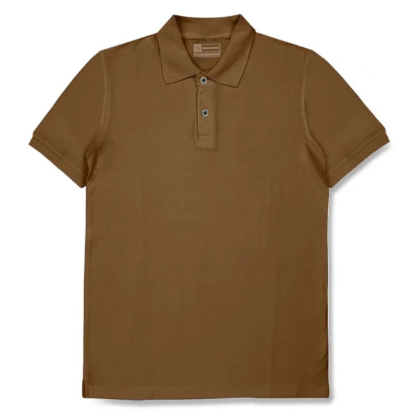 Rambidend - Polo Shirt polos Terkeren T-Shirt Baju Santai Baju Kerja Baju Kerah Brand Quality Caramel