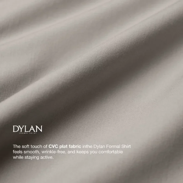CUTOFF Dylan Formal Shirt Clean Look Kemeja Kerja Cotton Basic Pria Panjang - Image 5
