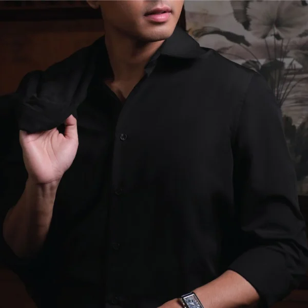CUTOFF Dylan Formal Shirt Clean Look Kemeja Kerja Cotton Basic Pria Panjang - Image 6