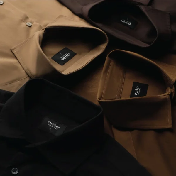 CUTOFF Dylan Formal Shirt Clean Look Kemeja Kerja Cotton Basic Pria Panjang - Image 7
