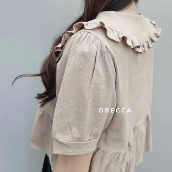 ORECCA - Yewon Top Atasan Tangan Pendek Wanita - Image 6